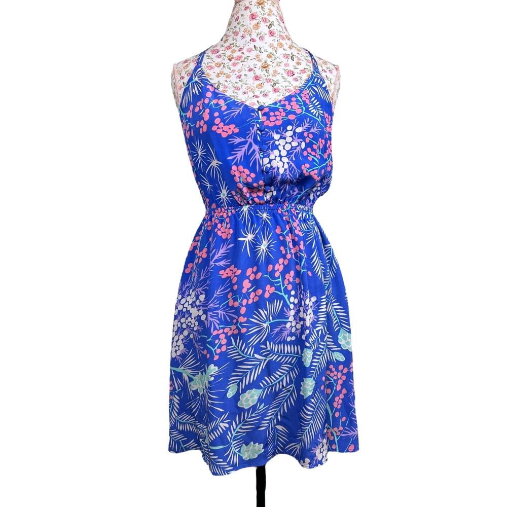 Yumi Kim Blue Floral Mini Dress